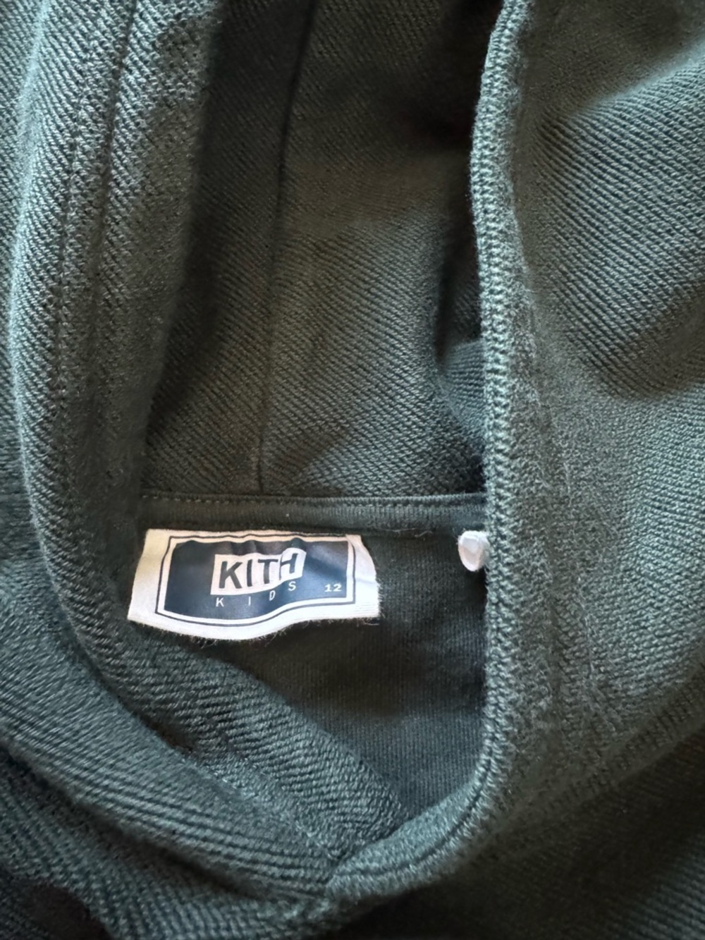Kith Kids Pullover Hoodie in Forest Green